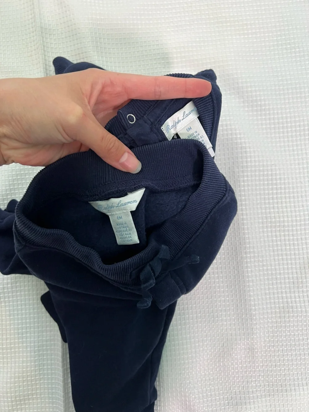 Polo Bear Fleece Sweatshirt & Pant Set Baby Boy 6 Month